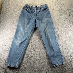 VTG Levi's 550 Jeans Womens 12 Blue Cotton Denim Tapered Leg Relaxed Workwear